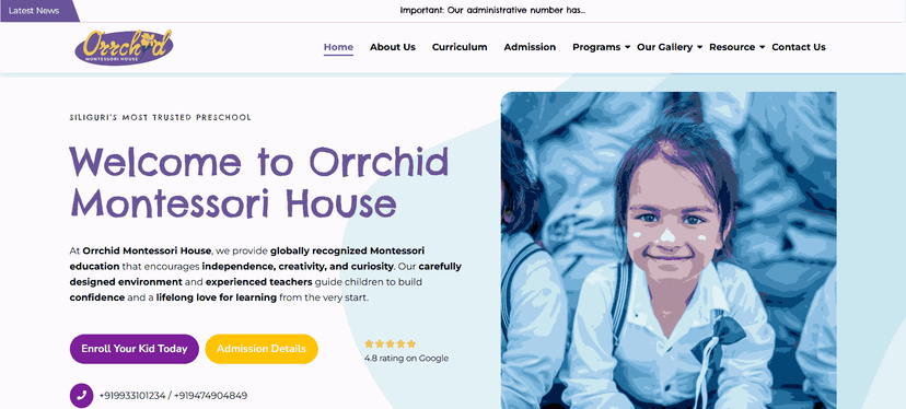 Orrchid Montessori House project preview